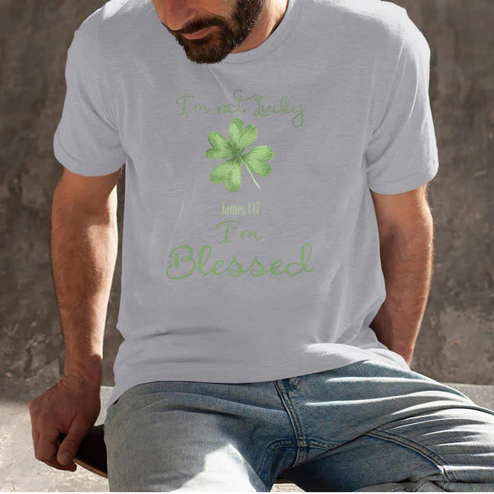 Christianartworkshop I'M Not Lucky I'm Blessed Faith-Inspired T-Shirt - image 19