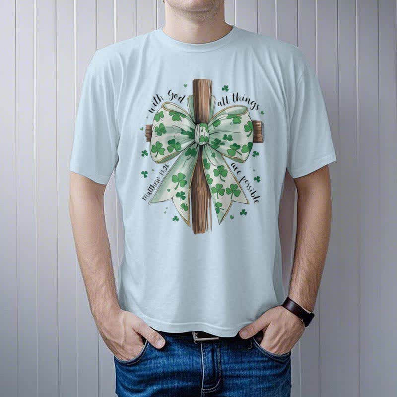 Christianartworkshop Faith and Fortune in Harmony Faith-Inspired T-Shirt - image 2