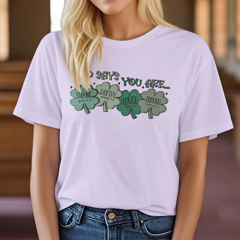 Christianartworkshop Divine Shamrock: God's Promises Faith-Inspired T-Shirt - image 27