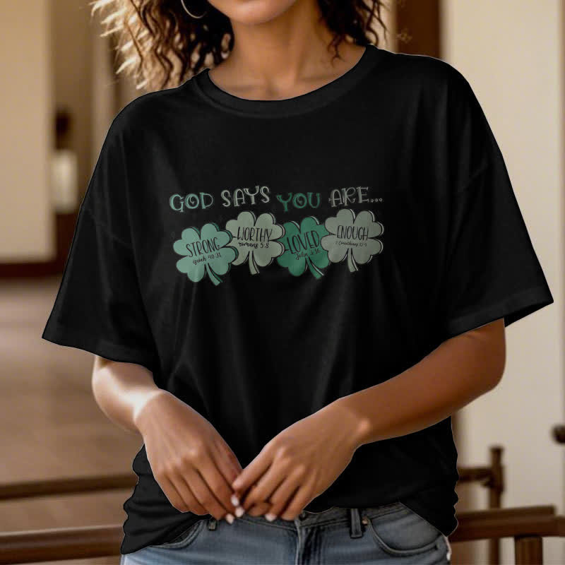 Christianartworkshop Divine Shamrock: God's Promises Faith-Inspired T-Shirt - image 18