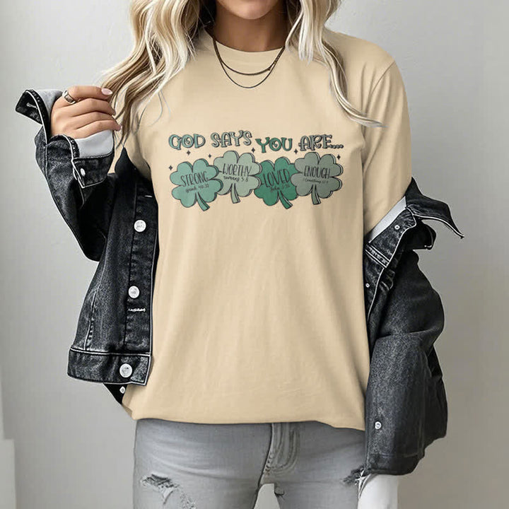 Christianartworkshop Divine Shamrock: God's Promises Faith-Inspired T-Shirt - image 21