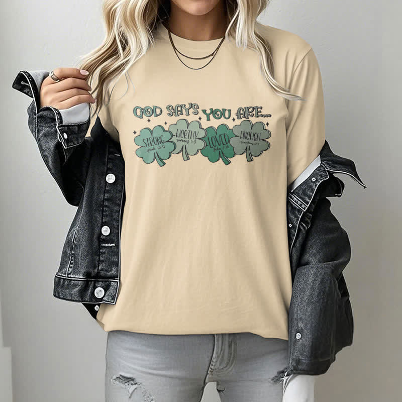 Christianartworkshop Divine Shamrock: God's Promises Faith-Inspired T-Shirt - image 21