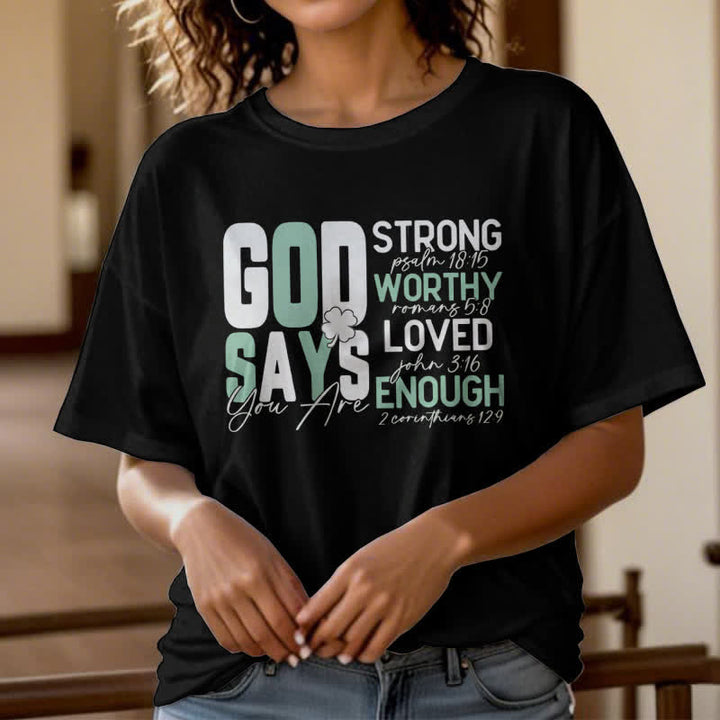 Christianartworkshop Empowerment Clover Tee Faith-Inspired T-Shirt - image 24