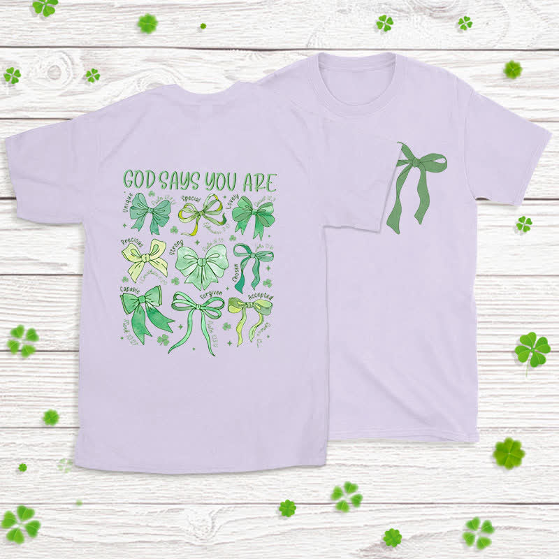 Christianartworkshop Threads of Faith Symbols of Blessing Faith-Inspired T-Shirt - Purple - 2XL - image 17