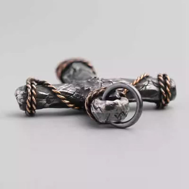 Christianartworkshop Exquisite 925 Silver Delicate Style Crucifix & Anchor Pendant Necklace - image 6