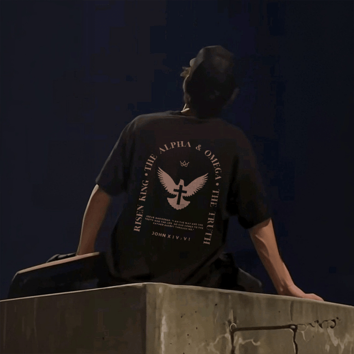 Christianartworkshop Jesus Is The Way The Truth The Life Cotton T-Shirt - image 7