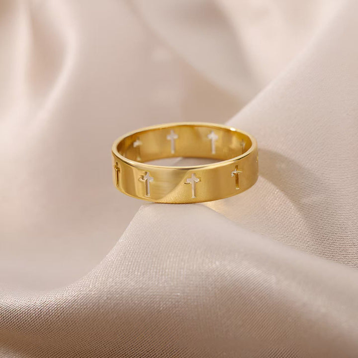Christianartworkshop Divine Gold Cross Ring: A Simple Yet Deep Expression of Devotion - image 5