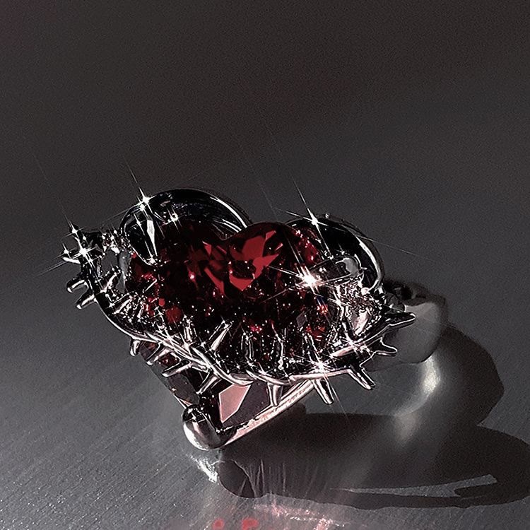 Christianartworkshop Divine Love & Thorns Ring: An Elegant Emblem of Spiritual Devotion - image 1