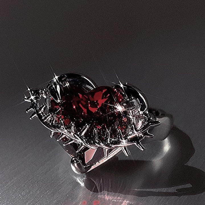 Christianartworkshop Divine Love & Thorns Ring: An Elegant Emblem of Spiritual Devotion - image 1