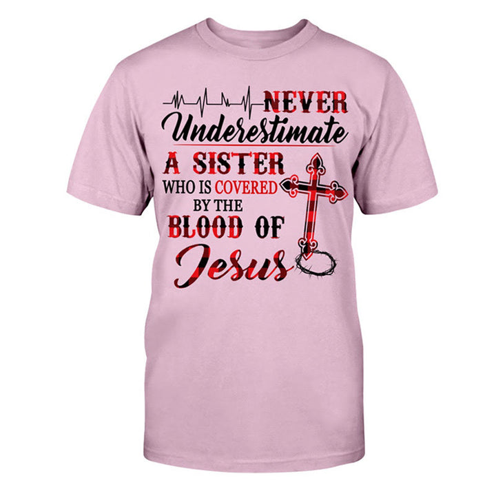 Christianartworkshop Divine Protection Unisex Cotton T-Shirt - Pink - 2XL - image 10