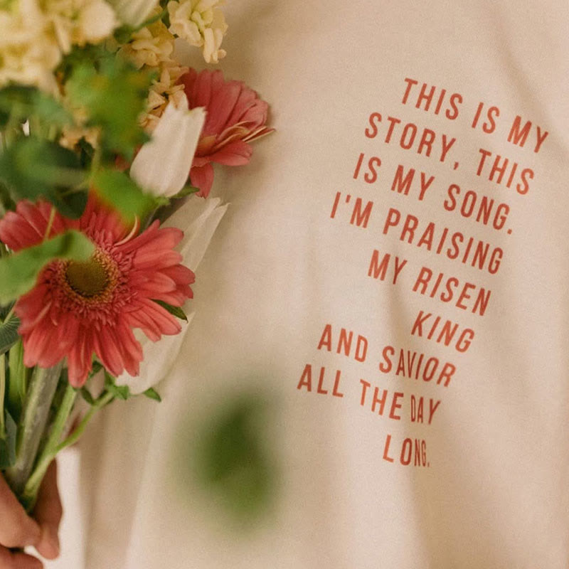 Christianartworkshop This is My Story, This is My Song Graphic T-Shirt  - image 5