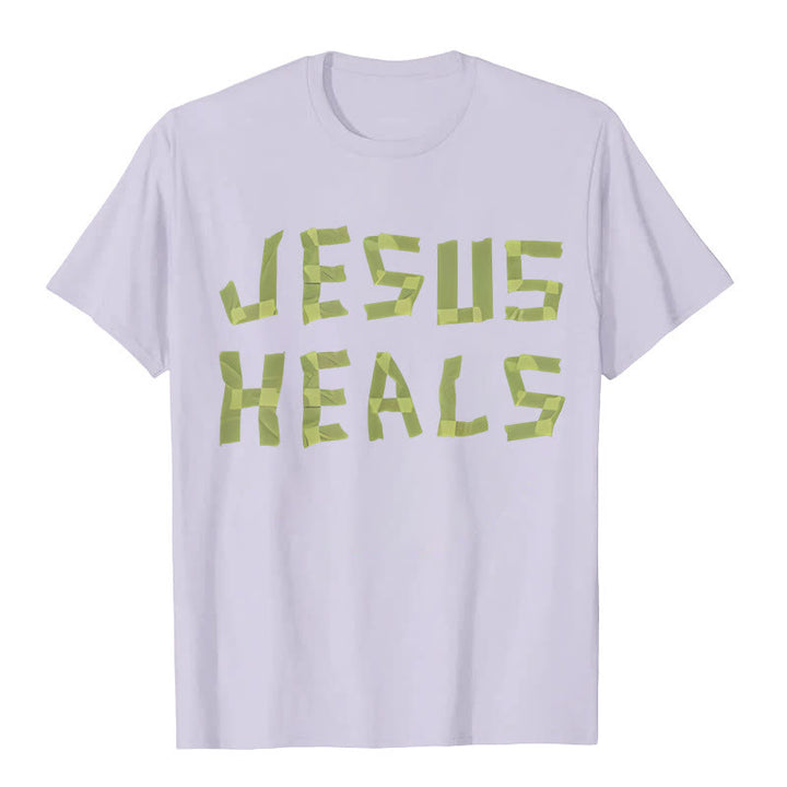 Christianartworkshop Jesus Heals Graphic T-Shirt - Purple - 2XL - image 12