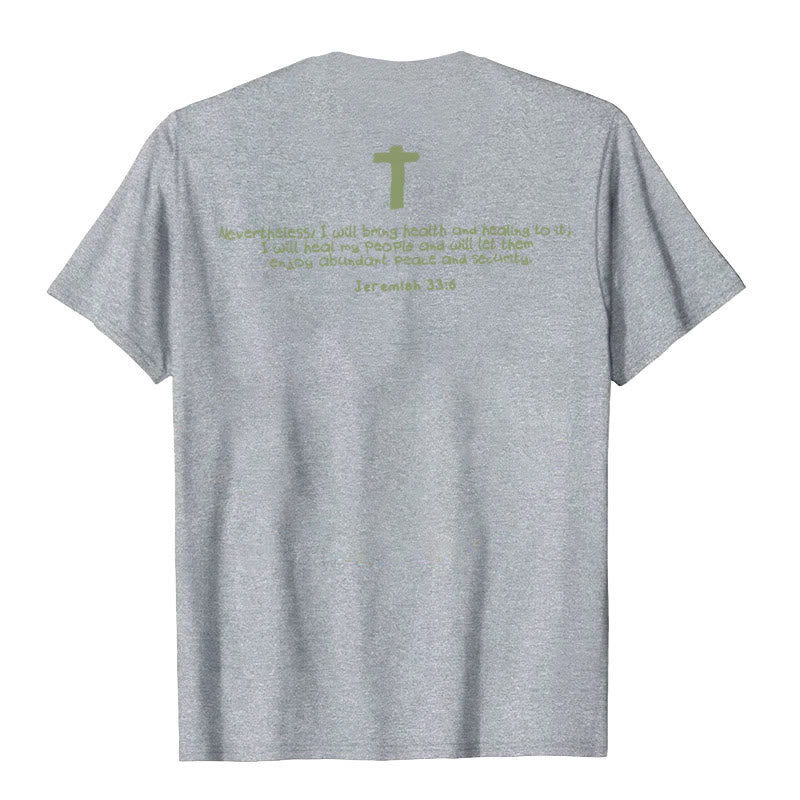 Christianartworkshop Jesus Heals Graphic T-Shirt - image 7