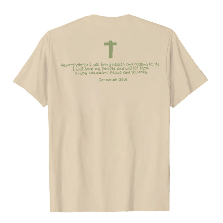 Christianartworkshop Jesus Heals Graphic T-Shirt - image 5