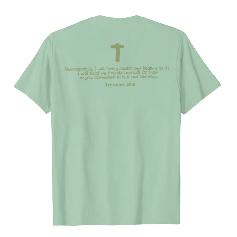 Christianartworkshop Jesus Heals Graphic T-Shirt - image 15