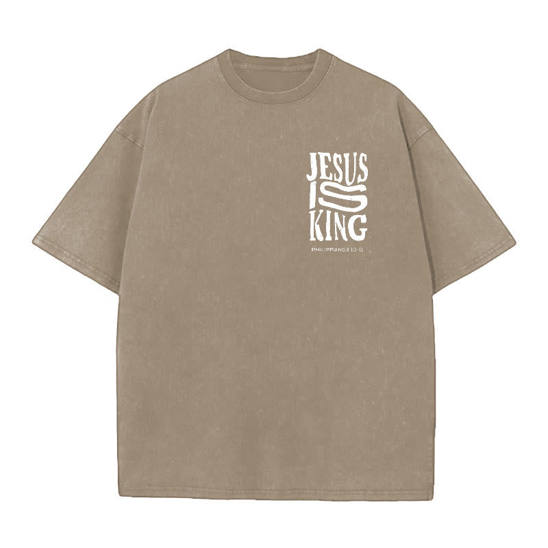 Christianartworkshop Jesus Is King Graphic T-Shirt - image 7