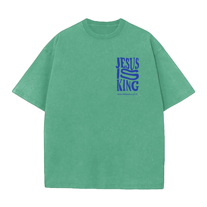 Christianartworkshop Jesus Is King Graphic T-Shirt - image 13
