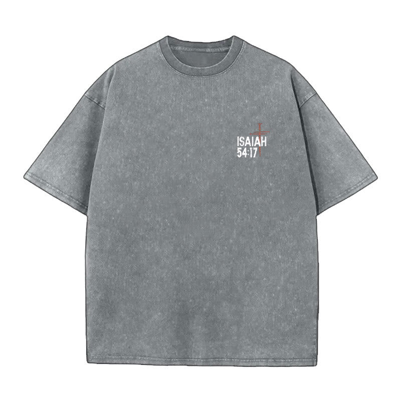 Christianartworkshop No Weapon Formed Against Me T-Shirt - image 6