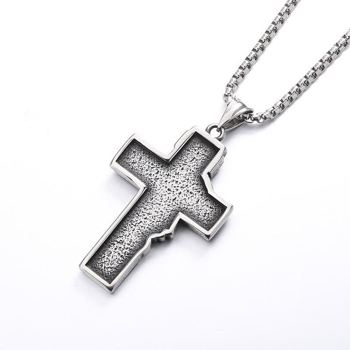 Christianartworkshop Jesus Crown of Thorns Icon Protection Necklace - Embodying the Sacrifice of Christ