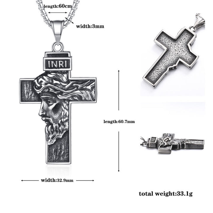 Christianartworkshop Jesus Crown of Thorns Icon Protection Necklace - Embodying the Sacrifice of Christ