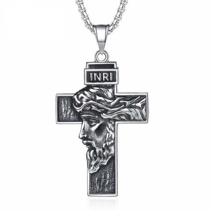 Christianartworkshop Jesus Crown of Thorns Icon Protection Necklace - Embodying the Sacrifice of Christ