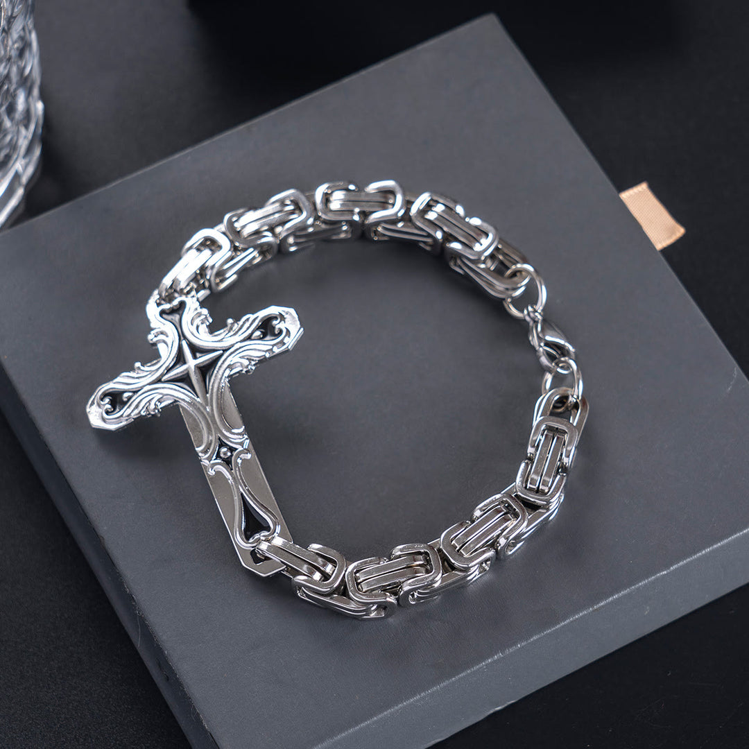 Christianartworkshop Iron & Faith Men's Bracelet: Strength and Redemption in Every Link - image 3
