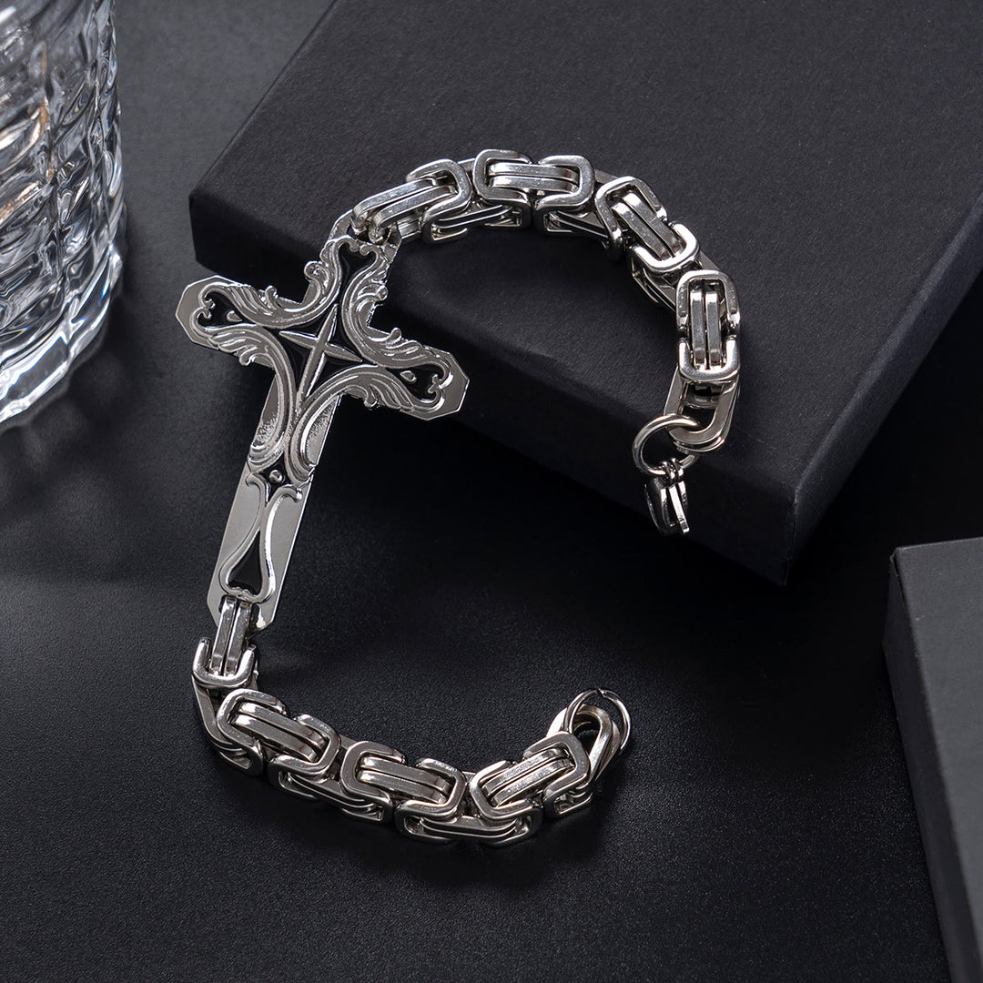 Christianartworkshop Iron & Faith Men's Bracelet: Strength and Redemption in Every Link - image 4