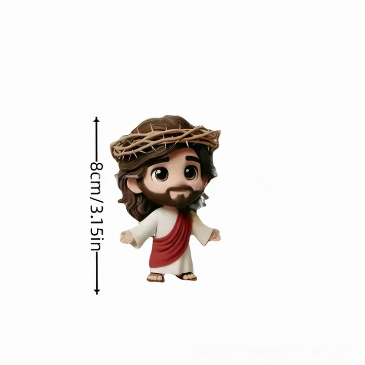 Christianartworkshop Cartoon Jesus Wooden Ornaments - image 4