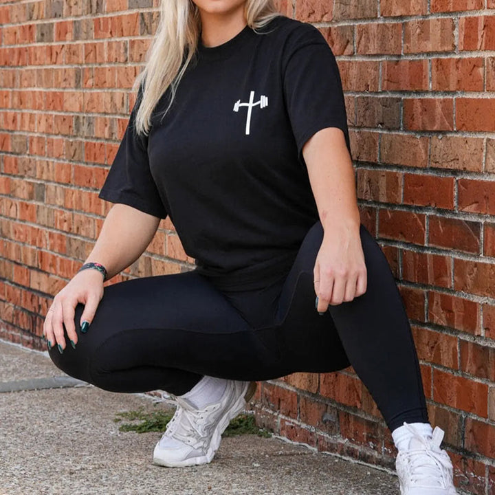 Christianartworkshop Floral Embellished Jesus is King Christian T-Shirt  - image 5