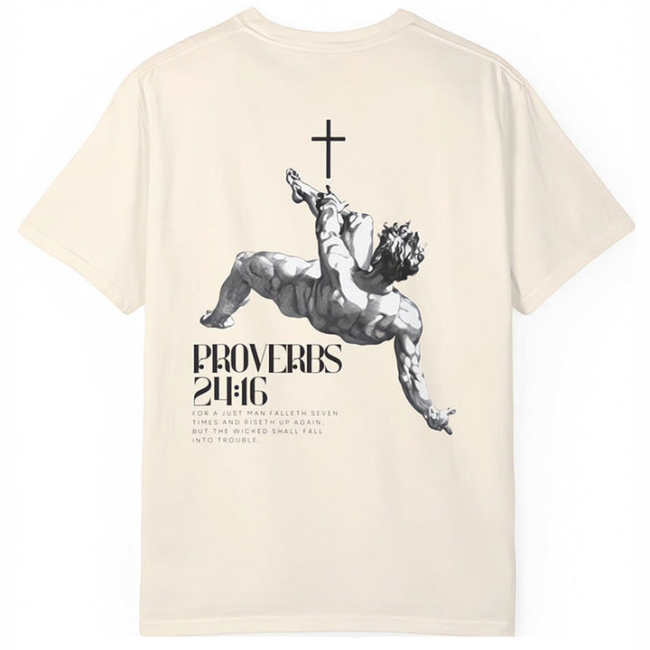 Christianartworkshop Proverbs 24:16' Christian T-Shirt - image 0