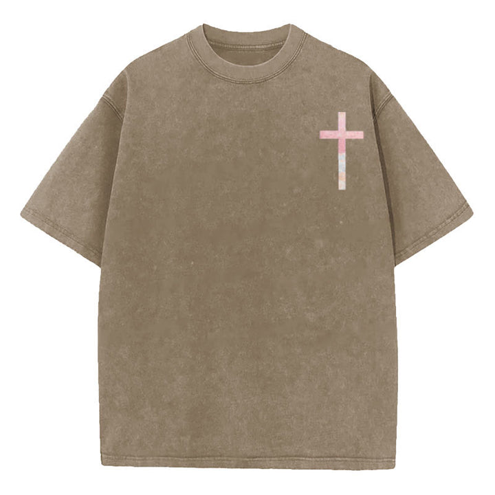 Christianartworkshop His Mercies Are New Double Sided Unisex Washed Christian T-Shirt - image 10