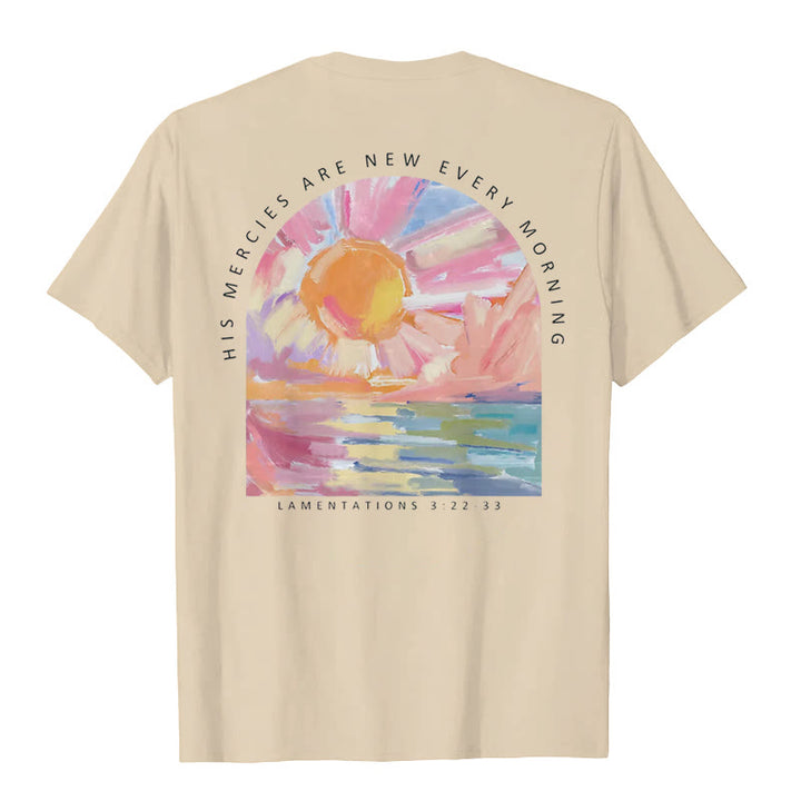 Christianartworkshop His Mercies Are New Every Morning T-Shirt - image 7