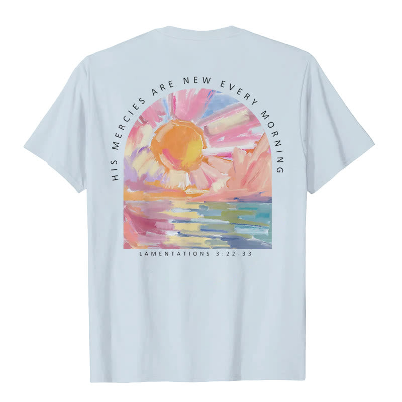 Christianartworkshop His Mercies Are New Every Morning T-Shirt - image 10