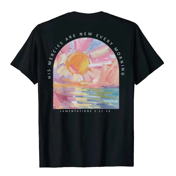 Christianartworkshop His Mercies Are New Every Morning T-Shirt - image 4