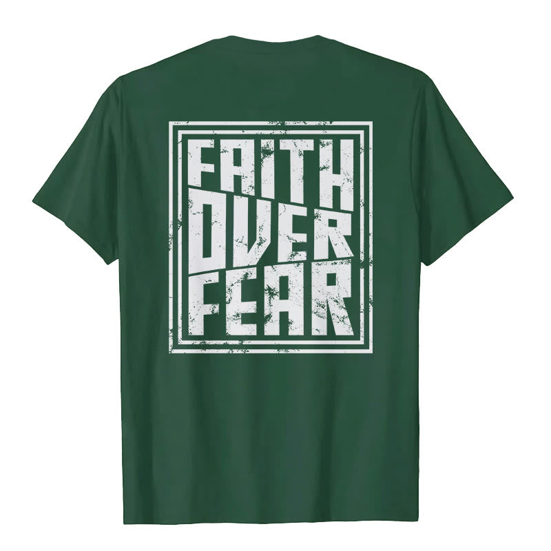 Christianartworkshop Faith Over Fear T-Shirt