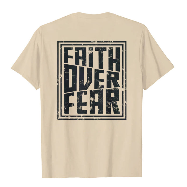 Christianartworkshop Faith Over Fear T-Shirt