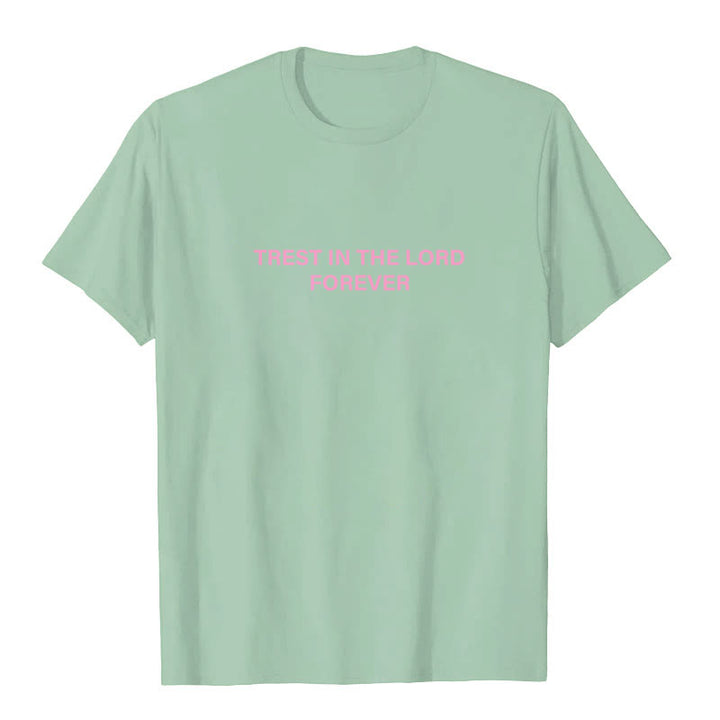 Christianartworkshop Trust In The Lord Forever T-Shirt - image 17