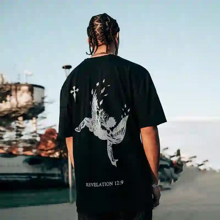 Christianartworkshop Only God's Judgment Matter Print Short Sleeve T-Shirt - image 3