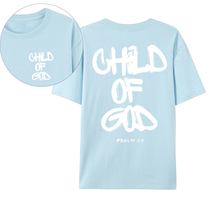 Christianartworkshop Child of God T-shirt - Blue - 2XL - image 14