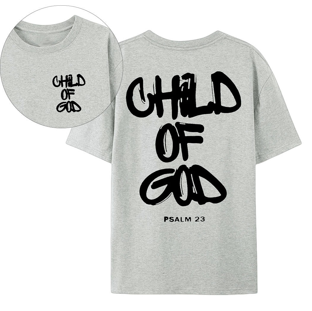 Christianartworkshop Child of God T-shirt - Grey - 2XL - image 21