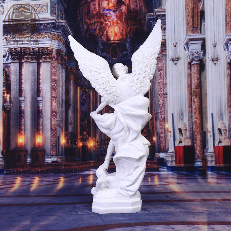 Christianartworkshop Archangel St. Michael Resin Desktop Ornament: A Symbol of Inspiring Devotion - Archangel St. Michael - image 0