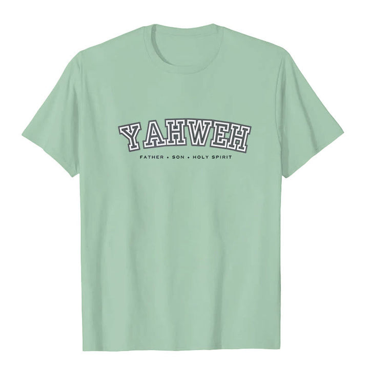 Christianartworkshop "YAHWEH" Short Sleeve T-shirt - Light Green - 2XL - image 5