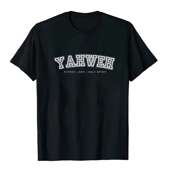 Christianartworkshop "YAHWEH" Short Sleeve T-shirt - Black - 2XL - image 1