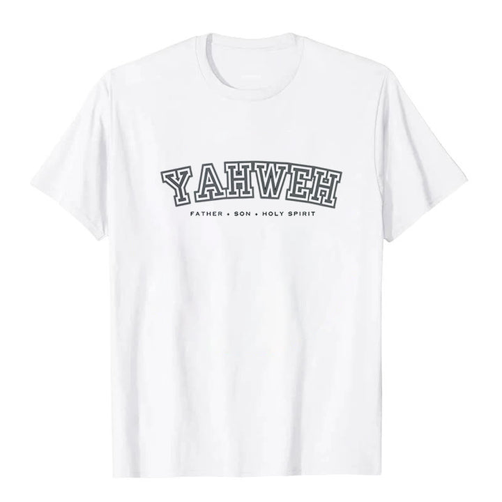 Christianartworkshop "YAHWEH" Short Sleeve T-shirt - White - 2XL - image 0