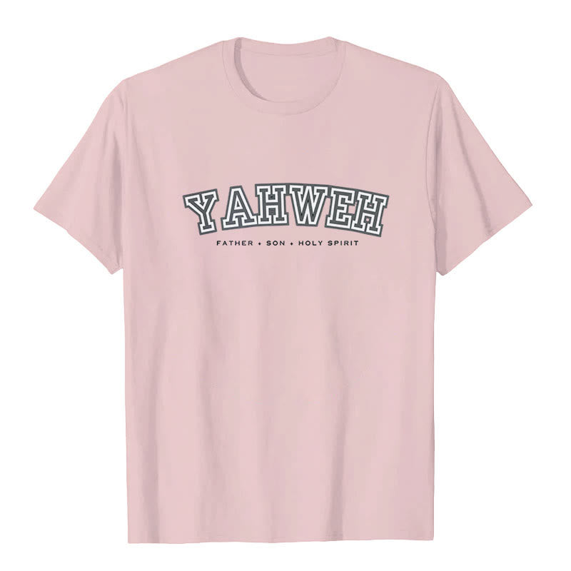 Christianartworkshop "YAHWEH" Short Sleeve T-shirt - Pink - 2XL - image 4