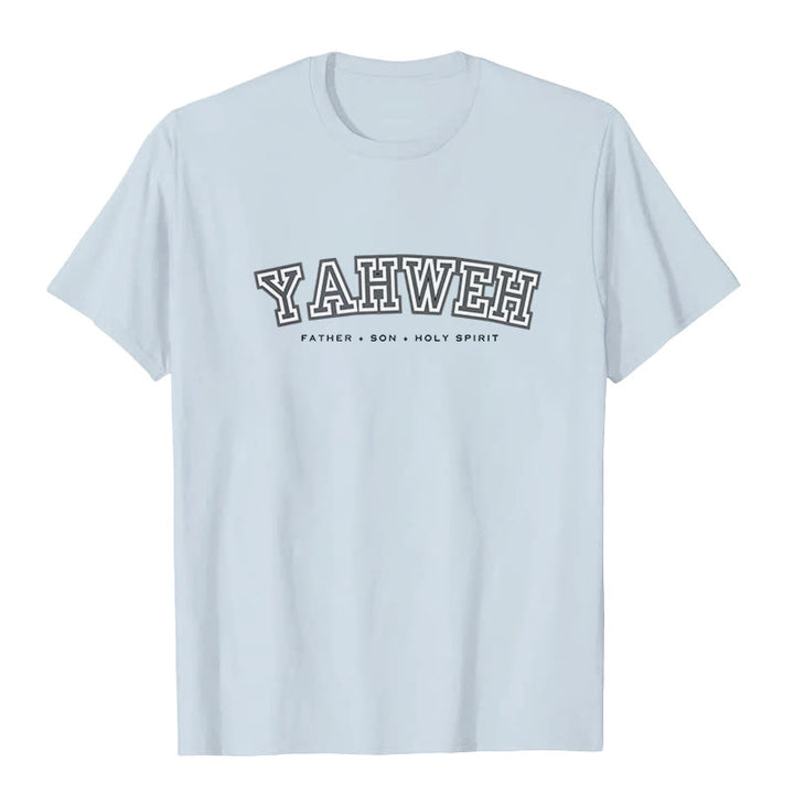 Christianartworkshop "YAHWEH" Short Sleeve T-shirt - Blue - 2XL - image 3