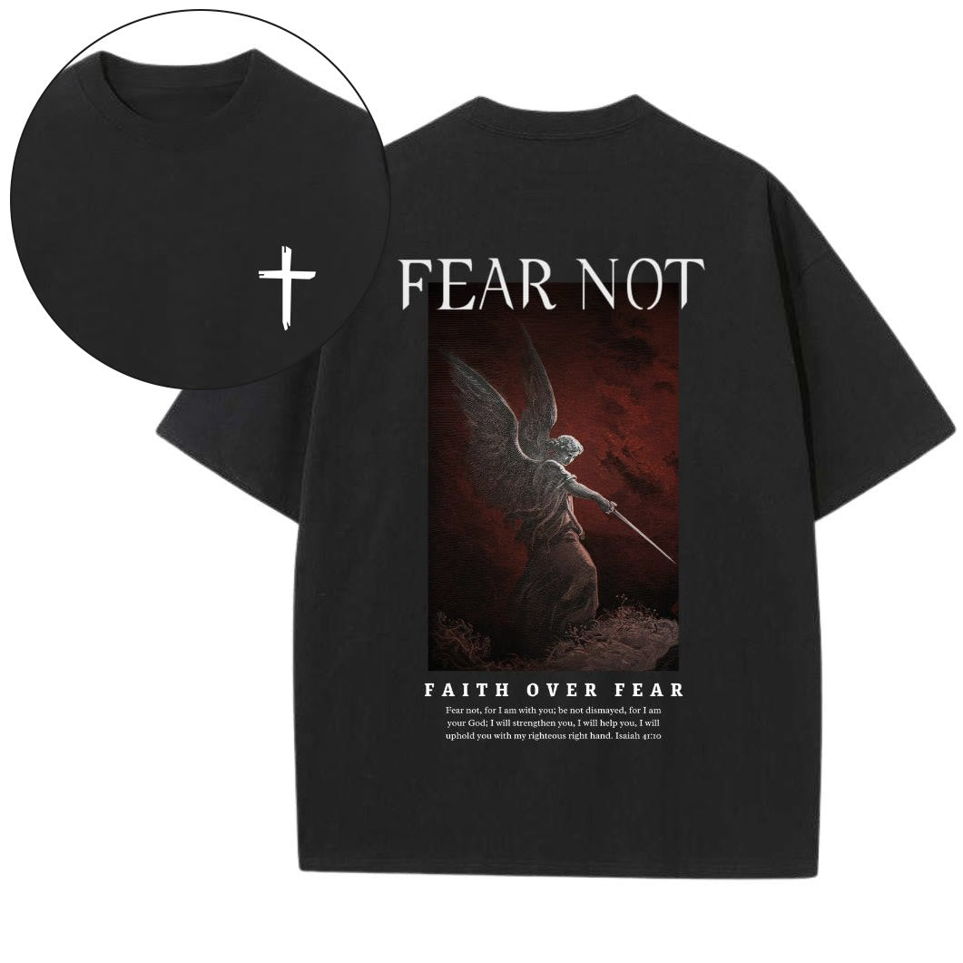 Christianartworkshop "FEAR NOT" Short Sleeve T-shirt - 2XL - image 0