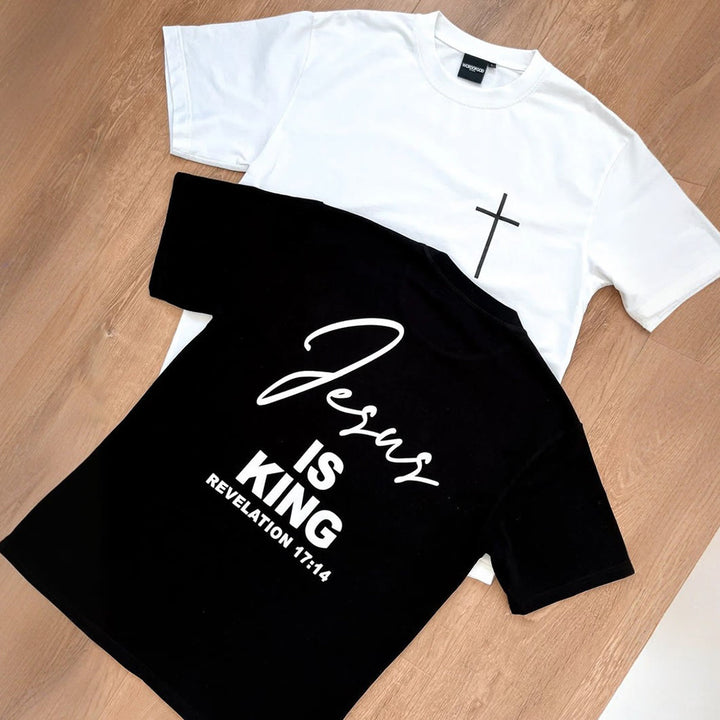 Christianartworkshop "Jesus IS KING" T-shirt - image 2