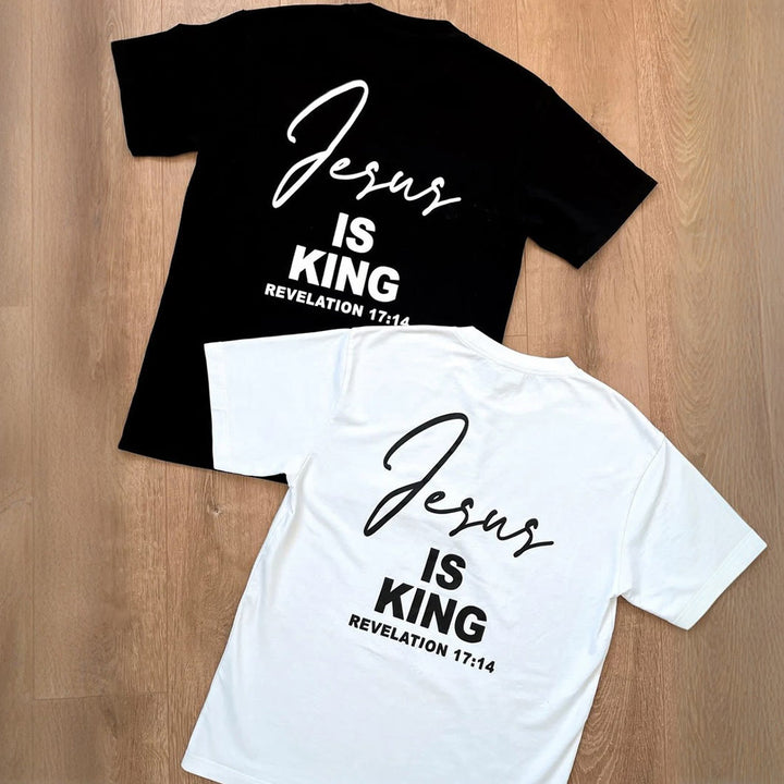 Christianartworkshop "Jesus IS KING" T-shirt - image 0