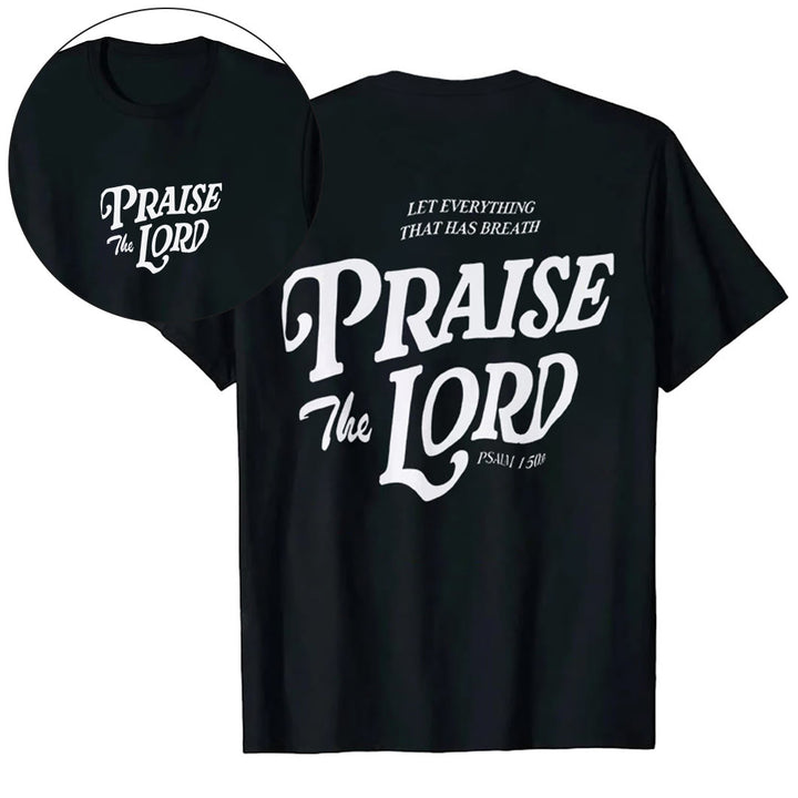 Christianartworkshop "Praise The Lord" T-shirt - Black - 2XL - image 3